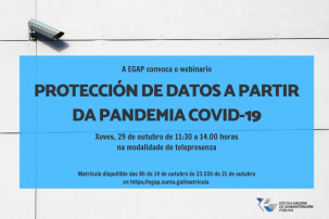 Webinario Protección de datos a partir da pandemia COVID-19